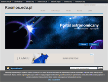 Tablet Screenshot of kosmos.edu.pl